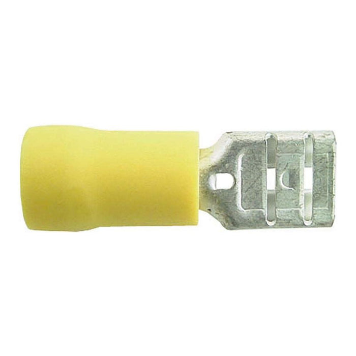 Wot-Nots Wiring Connectors - Yellow - Female Slide-On 250 - 6.3mm - Pack of 2 Pearl Automotive  - Dynamic Drive