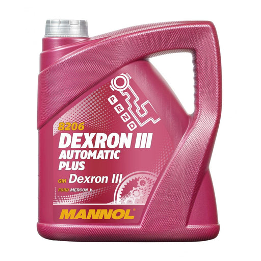 MANNOL 4L DEXRON III 3 Automatic Transmission Fluid ATF Ford Mercon V MB 236.1 Mannol  - Dynamic Drive