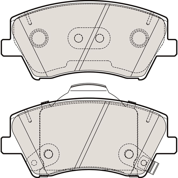 Apec Brake Pads Front Fits Hyundai Ioniq Kia Niro