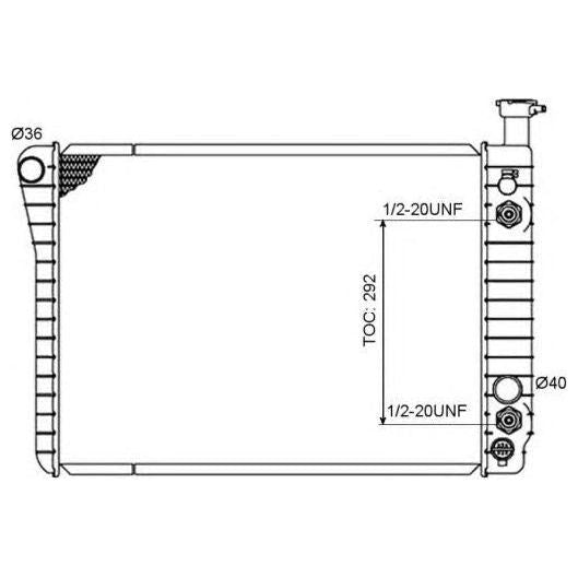 NRF Radiator 50358