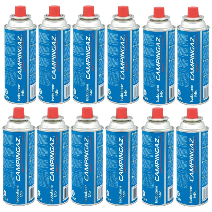 Campingaz CP250 Isobutane Gas Cartridge 12 Pack Campingaz  - Dynamic Drive