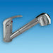 Caravan Chrome Metal Shower Tap with Pull-Out Hose & Adjustable Shower Head CT272 PLS  - Dynamic Drive