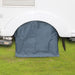 Caravan Wheel Cover Alloy Protection for 13" & 14" Wheels with eyelets Quest  - Dynamic Drive