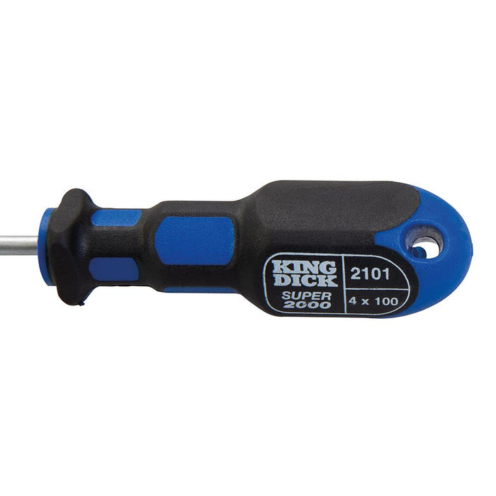 King Dick Screwdriver Slotted 4 x 100mm King Dick  - Dynamic Drive