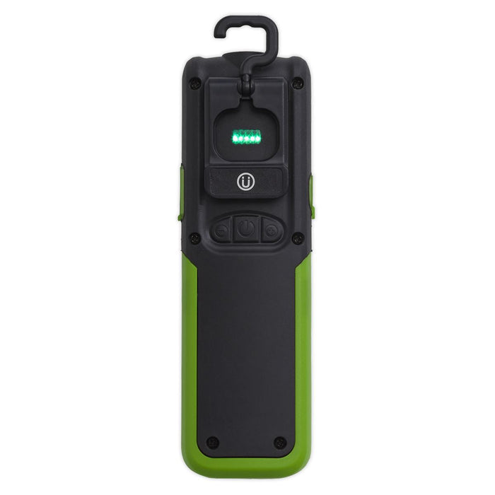 Sealey Rechargeable Inspection Light 5W COB & 3W SMD LED with Power Bank Green Sealey  - Dynamic Drive