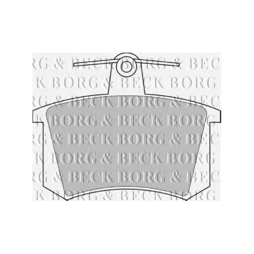 Genuine Borg & Beck Brake Pads fits Alfa 155164  Audi LanciaVW BBP1503 Borg & Beck  - Dynamic Drive