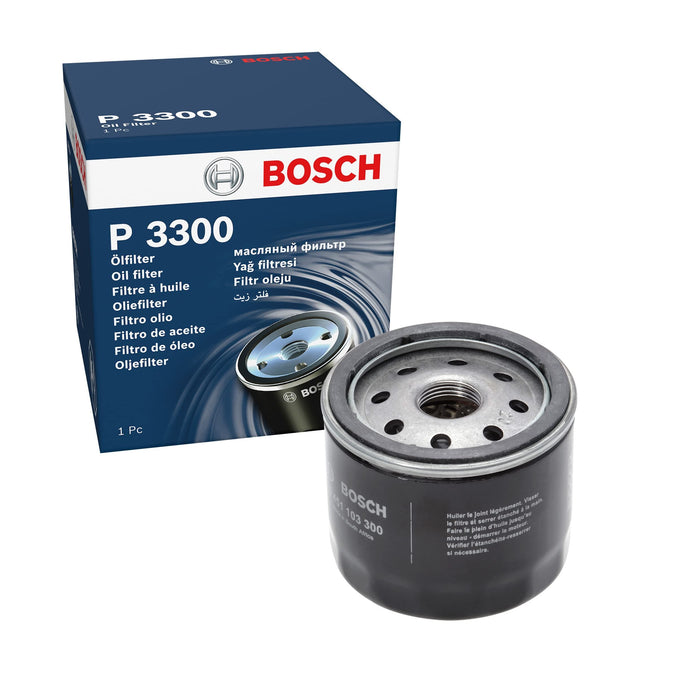 Genuine Bosch Car Oil Filter P3300 fits Fiat Punto 60 - 1.2 - 99-12 0451103300