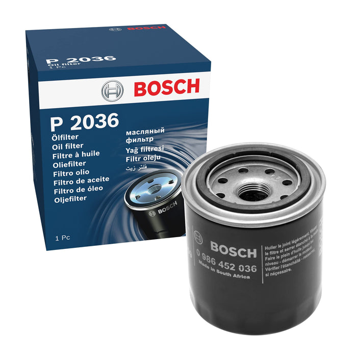 Genuine Bosch Car Oil Filter P2036 fits Vauxhall Astra TD - 1.7 - 91-98 09864520