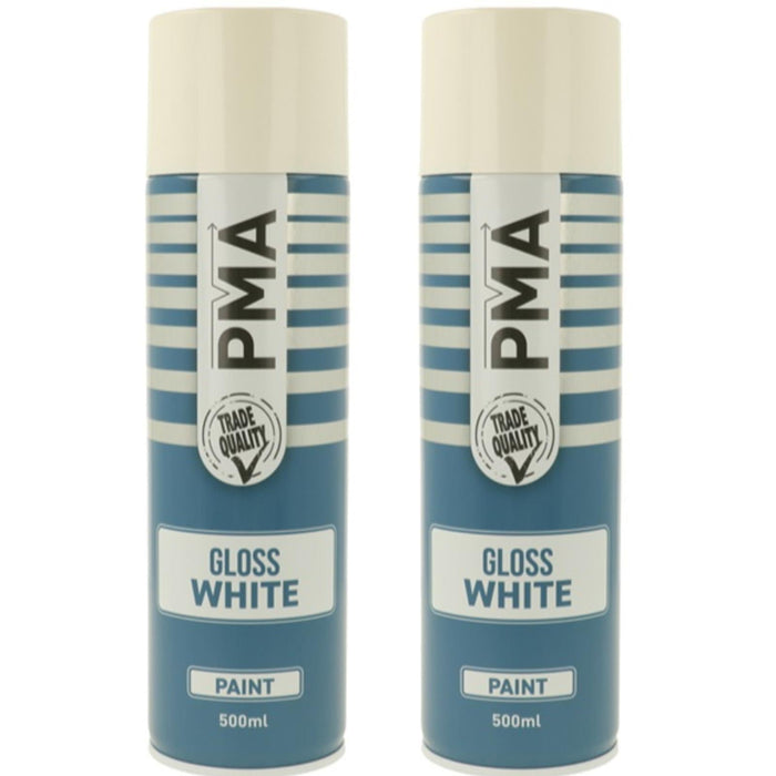 PMA Professional Gloss White 500ml Spray Paint High Coverage[2]