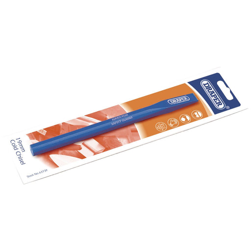 Draper Octagonal Shank Cold Chisel, 19 x 200mm (Display Packed) 63739 Draper  - Dynamic Drive