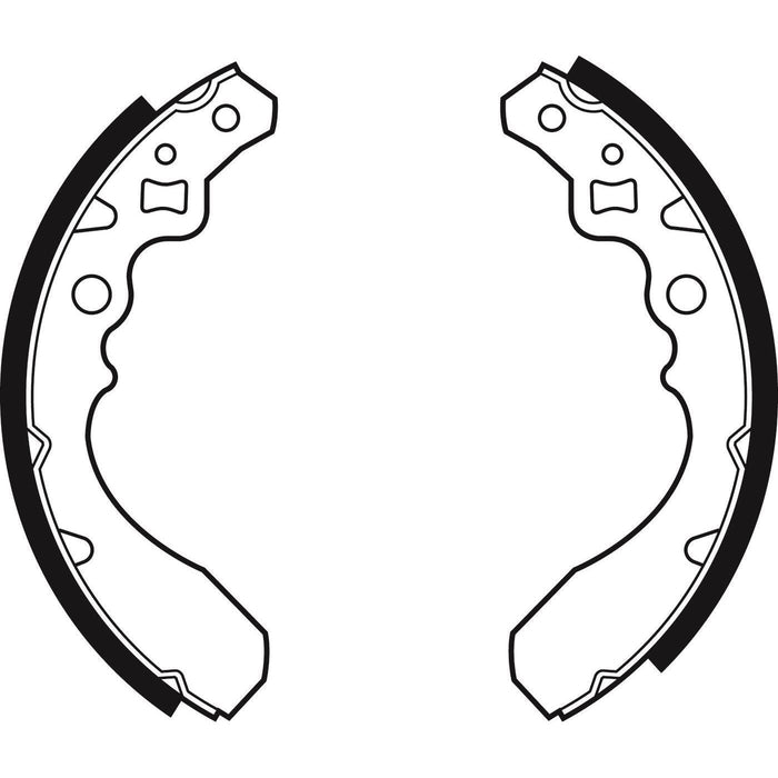 Apec Brake Shoe Rear Fits Daihatsu Domino Mira Move