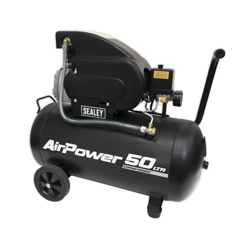 Sealey Air Compressor 50L Direct Drive 2hp SAC5020A Sealey  - Dynamic Drive