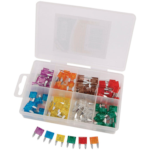 Draper Mini Automotive Plug-In Fuse Assortment (100 Piece) 24311 Draper  - Dynamic Drive