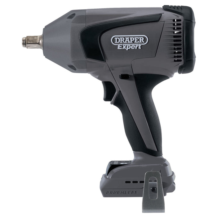 Draper XP20 20V Brushless Impact Wrench, 1/2" Sq. Dr., 1000Nm (Sold Bare) 55942 Draper  - Dynamic Drive