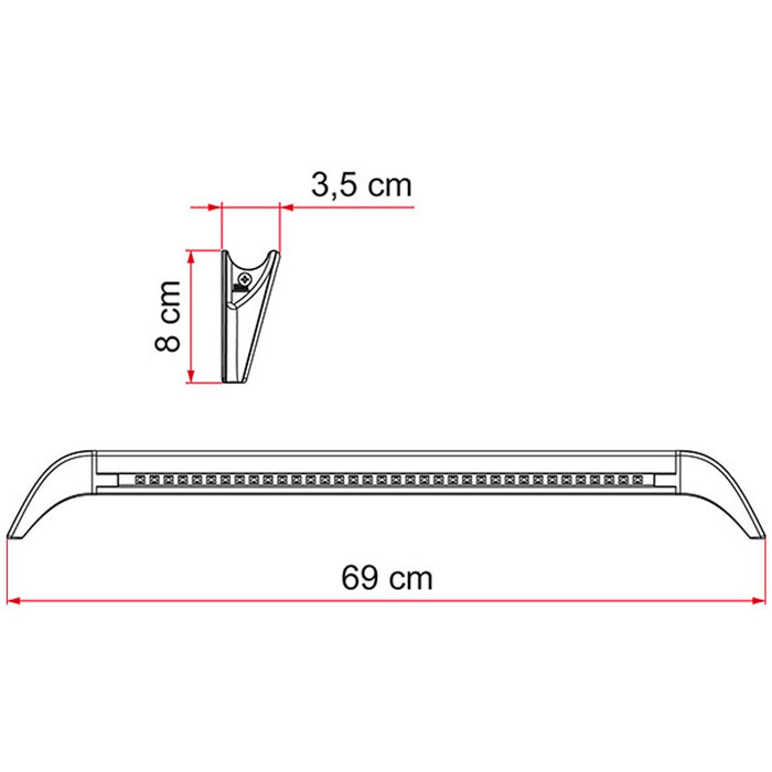 98655-607 LED AWNING LIGHT GUTTER