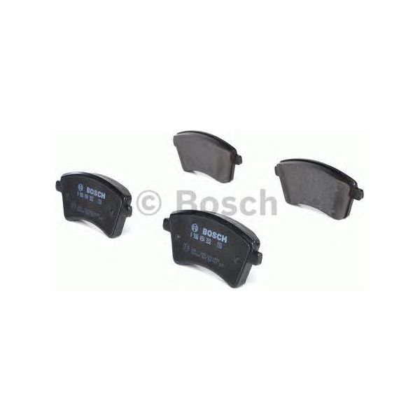 Bosch Brake Pad Set Bp1222 fits Mercedes-Benz Citan 109D CDi|CDi BlueEFFICIENCY