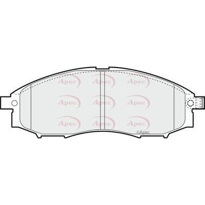 Apec Brake Pads Front Fits Nissan D22 Np300