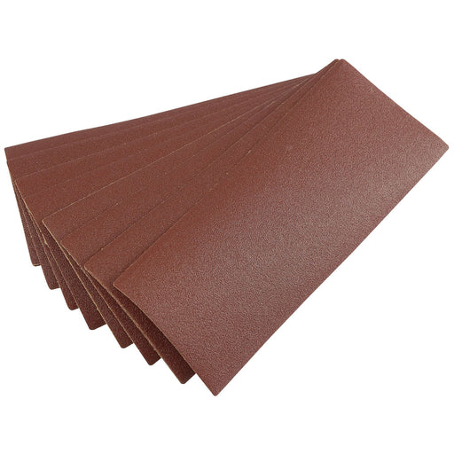 Draper Aluminium Oxide Sanding Sheets, 232 x 92mm, 100 Grit (Pack of 10) 59466 Draper  - Dynamic Drive