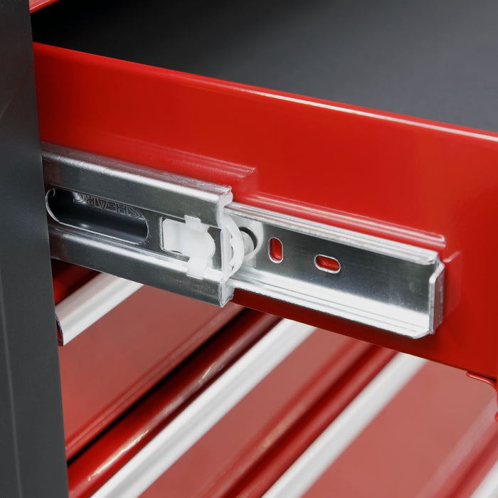 Sealey Rollcab 7 Drawer with Ball-Bearing Slides Red AP3407