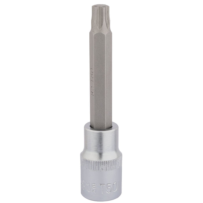 Draper TX-STAR Socket Bit, 1/2" Sq. Dr., T50 x 100mm 16318