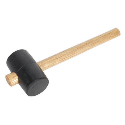 Sealey Rubber Mallet 1lb Black RMB16 Sealey  - Dynamic Drive