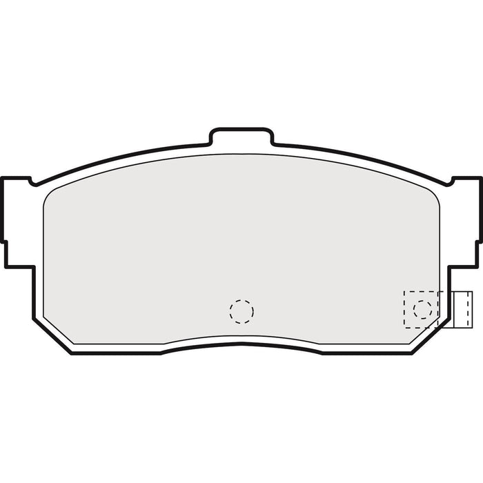 Apec Brake Pads Rear Fits Nissan Almera Avenir