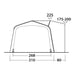 Outwell Jonesville 440SA Flex Drive-Away Awning Campervan 175 - 200 cm Outwell  - Dynamic Drive