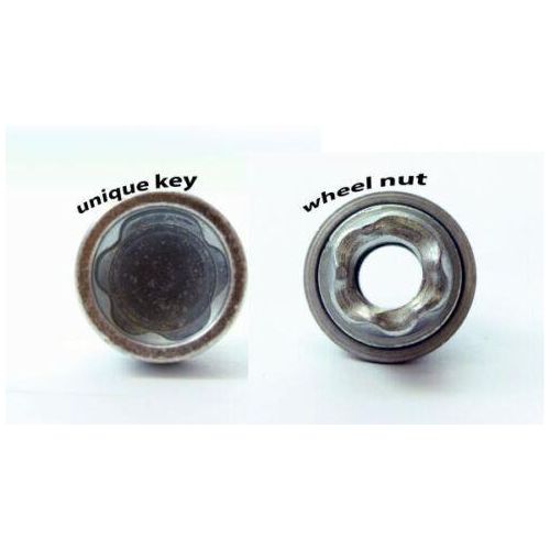 Fits Ford Fiesta Security Locking Wheel Nuts M12X1,5 Anti-Theft Bolts Fho/B Heyner Germany  - Dynamic Drive