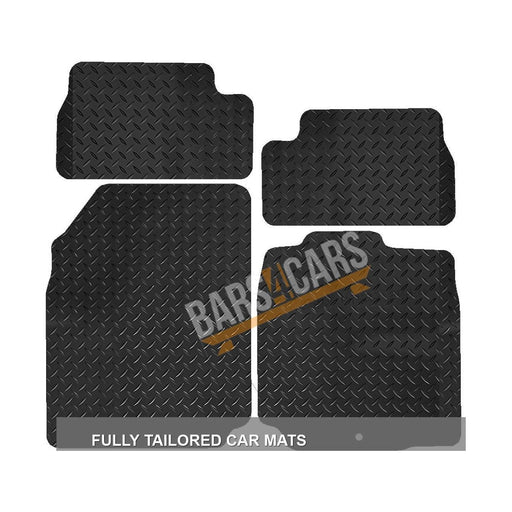 Tailored Rubber Mats Fits Nissan Micra 08-10 Oem Clip 2008 2009 2010 UKB4C  - Dynamic Drive