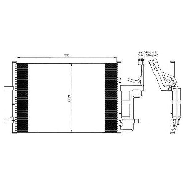 NRF Condenser 35508