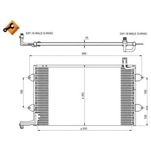 NRF Condenser 35584