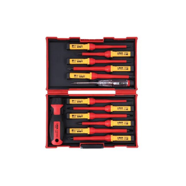 Laser Insulated Screwdriver Set 13pc 7939 Laser Tools  - Dynamic Drive