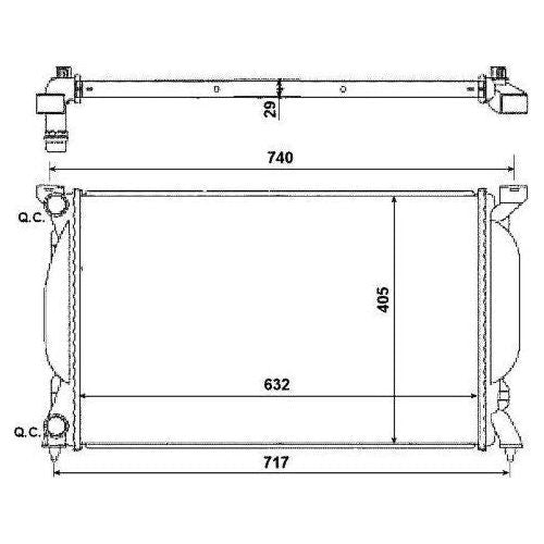 NRF Radiator 50539