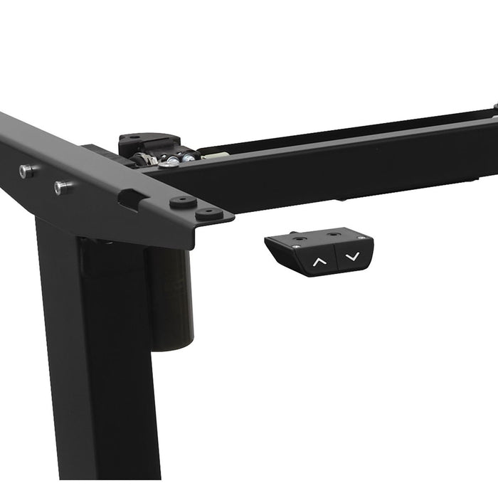 Dellonda Single Motor Adjustable Desk Frame - 70kg Capacity