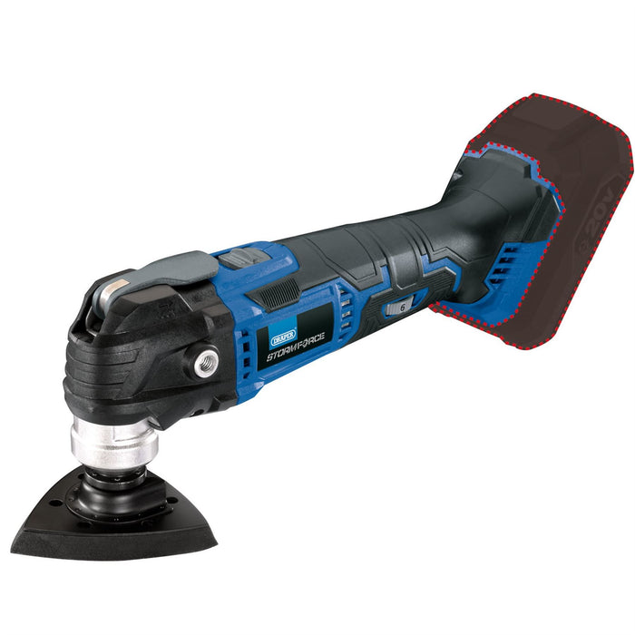 Draper Storm Force 20V Oscillating Multi-Tool (Sold Bare) 89482