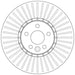 Genuine TRW Brake Disc (Single) DF6472S TRW  - Dynamic Drive