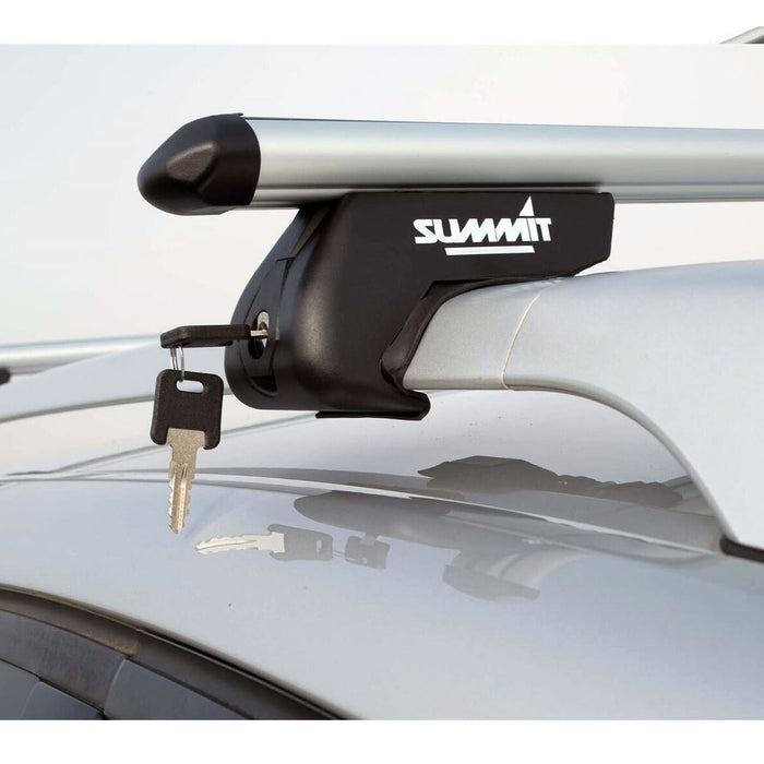 Steel Locking Roof Rack Cross Bars fits Fiat Doblo II 2010 - 2021 Summit  - Dynamic Drive