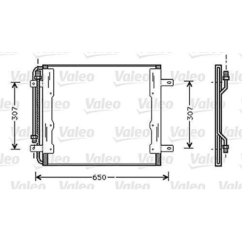 Valeo Air Conditioning Condenser 818035 Automotive Part Aluminium Valeo  - Dynamic Drive