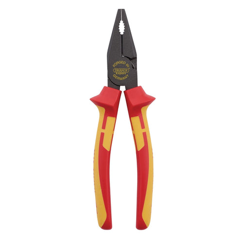 Draper XP1000 VDE Hi Leverage Combi Pliers, 200mm 94636 Draper  - Dynamic Drive