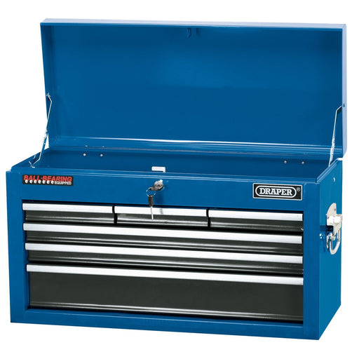 Draper Narrow Tool Chest, 6 Drawer, 24", Blue 51690 Draper  - Dynamic Drive