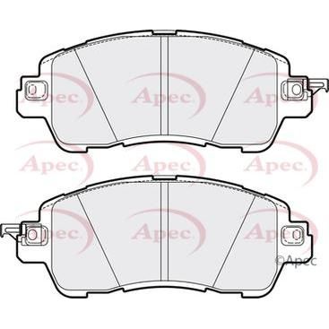 Apec Brake Pads Front Fits Mazda 2 Apec  - Dynamic Drive