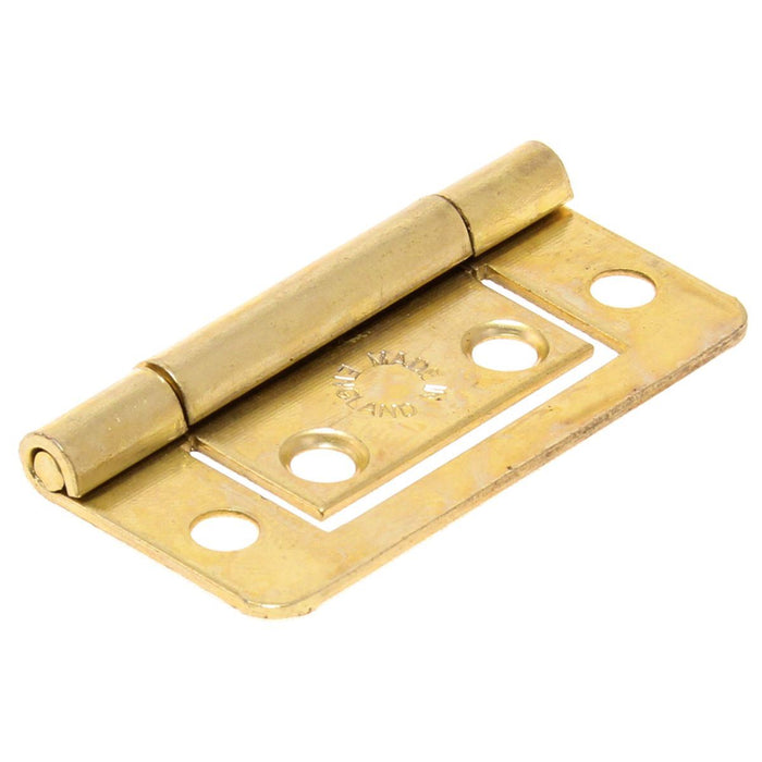 AG Flush Hinge 2" Brass for Caravan/Motorhomes