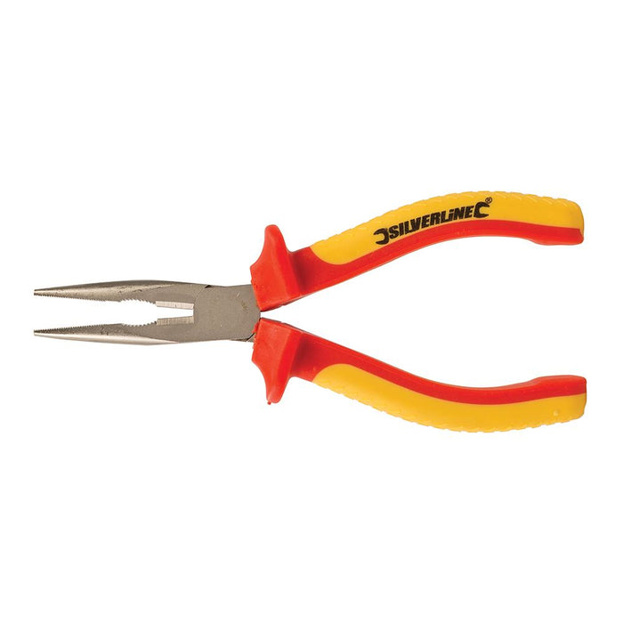 Silverline Expert VDE Long Nose Pliers 160mm