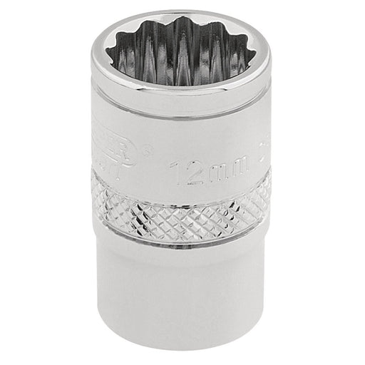 Draper HI-TORQ 12 Point Socket, 3/8" Sq. Dr., 12mm 32772 Draper  - Dynamic Drive