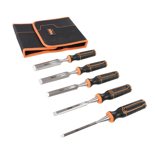 Triton Wood Chisel Set 5pce TWCS5 6, 13, 19, 25 & 32mm 5pce Triton  - Dynamic Drive