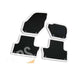 Fully Tailored White Trim Carpet Mats Volvo Xc60 08> Set of 4 With 8 Clips UKB4C  - Dynamic Drive