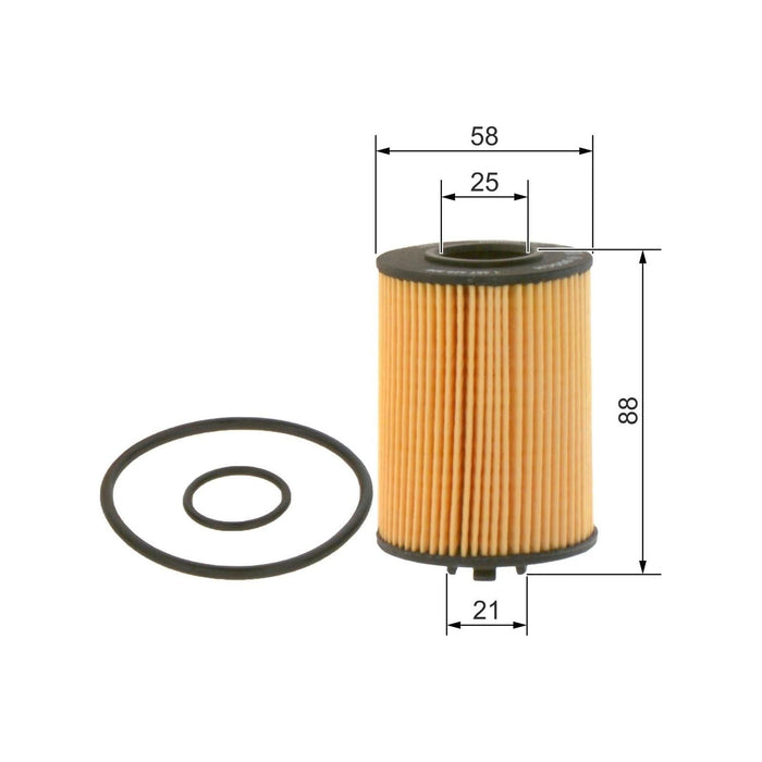 Genuine Bosch Car Oil Filter P9306 fits Mercedes-Benz A A150 - 1.5 - 04-12 14574