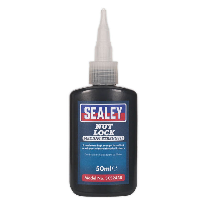 Sealey Nut Lock Medium Strength 50ml SCS243S Sealey  - Dynamic Drive