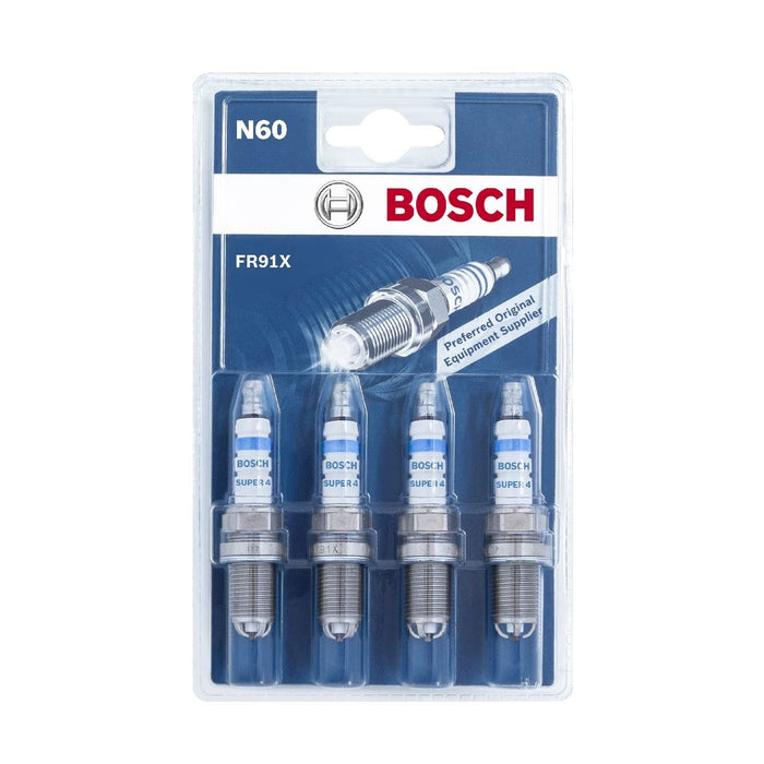 Genuine Bosch Spark Plug Fr91X (Pack Of 4) 0242222804