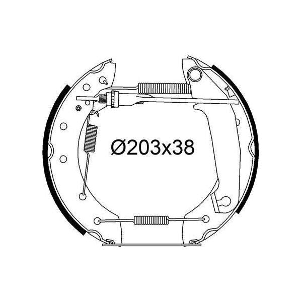 Valeo Drum Brake Fast Fit Kit 554956 Automotive Part fits Volvo Valeo  - Dynamic Drive